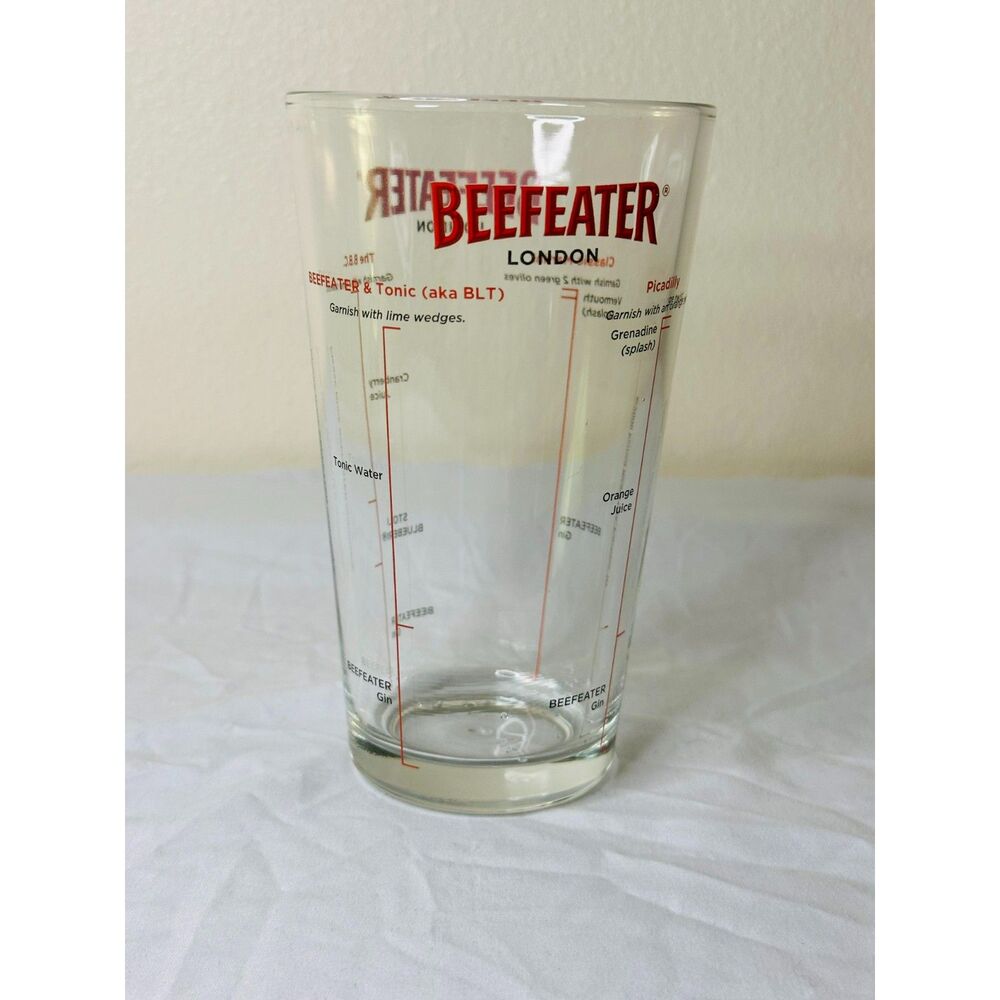 Beefeaters London Recipe Pint Glass - Picture 2 of 5